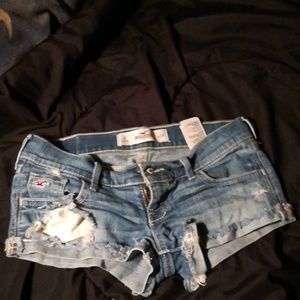Hollister cut-off shorts, size 0
